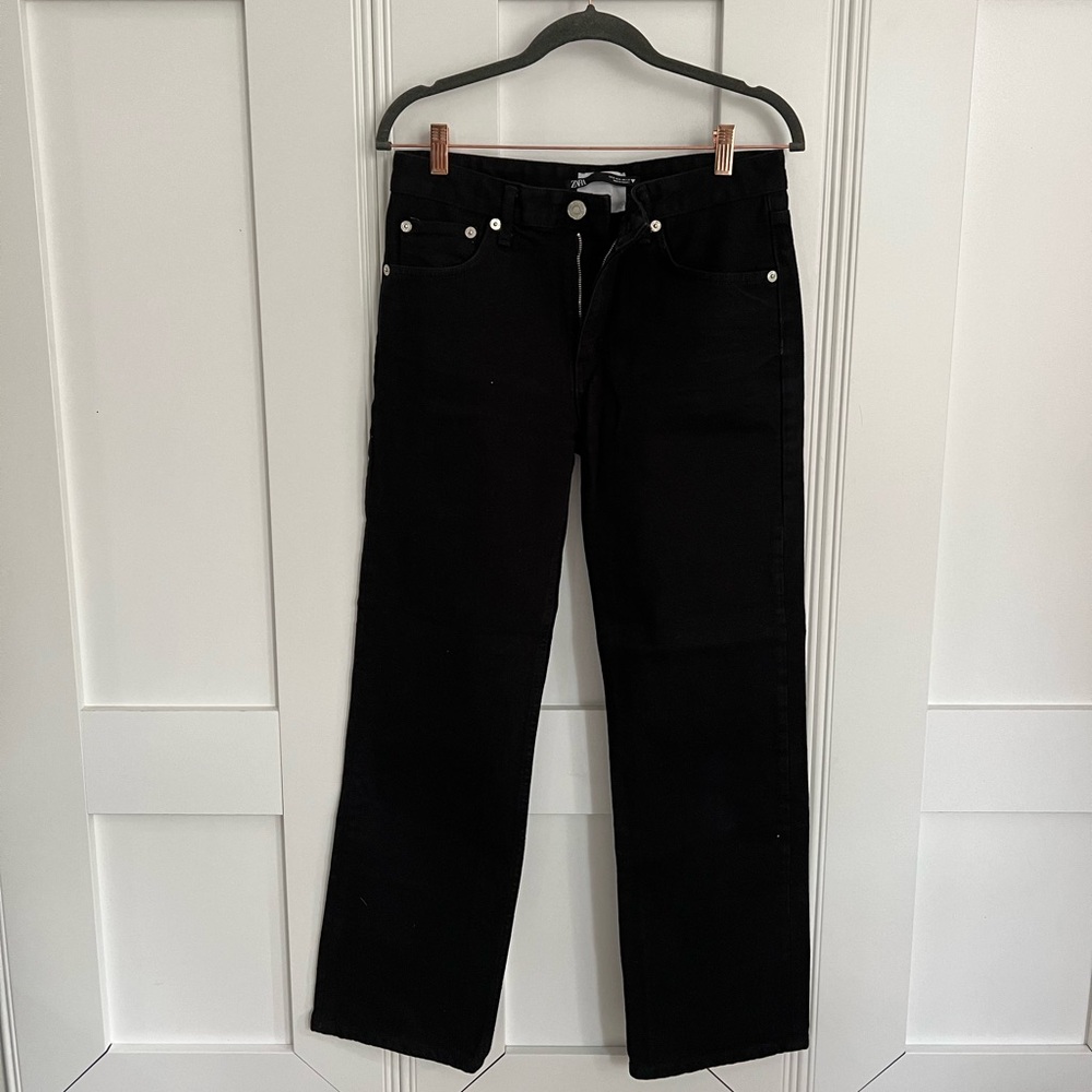 Zara Black denim size 6